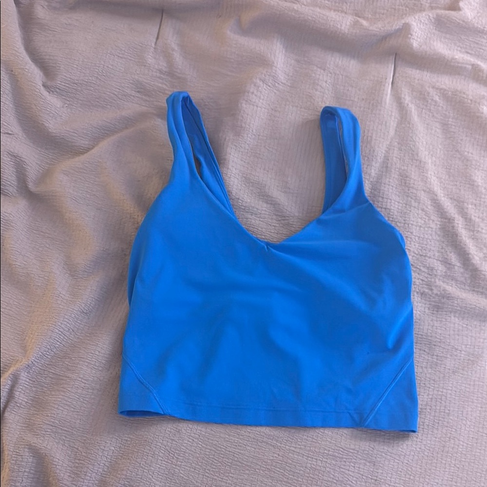 lululemon athletica Blue Tank Top